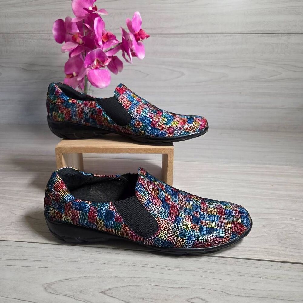 VANELI Sport Multicolor Mosaic Loafers – Size 8